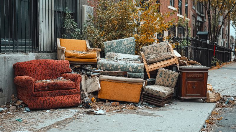 Old Furniture Disposal in Roseville, CA