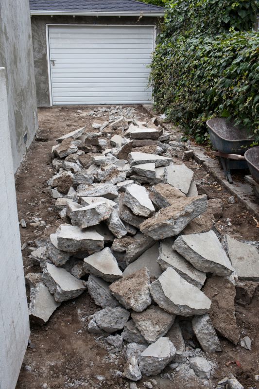Stone Demolition in Bergen County, NJ
